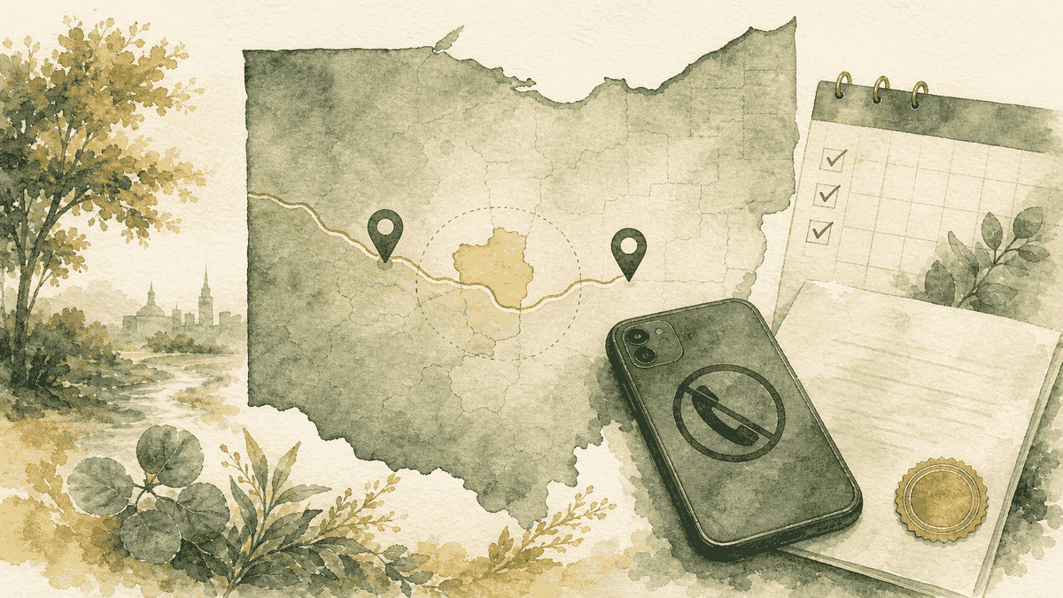 Editorial illustration for No-Contact Bond Terms After a Domestic Violence Arrest in Ohio: What You Can and Cannot Do