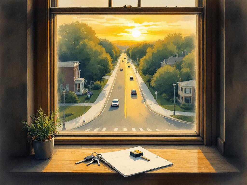 Editorial illustration for Can I Drive After an OVI Arrest in Delaware County, Ohio?